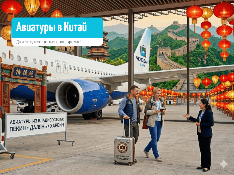 Китай на крыльях! ✈️ Летим в Далянь, Пекин и Харбин с «Чемоданом»